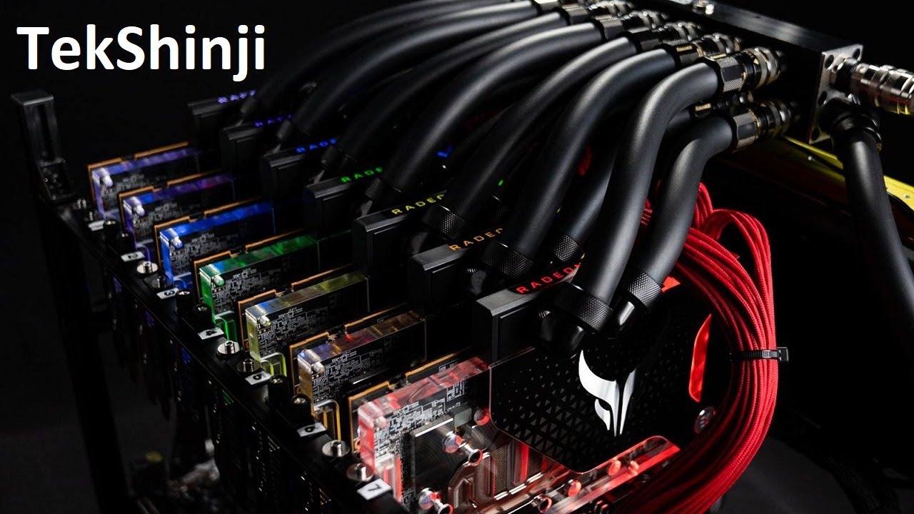 7 x Red Devil 5700 XT WATER Cooled Rig… | Community Mining Rigs Showcase 113
