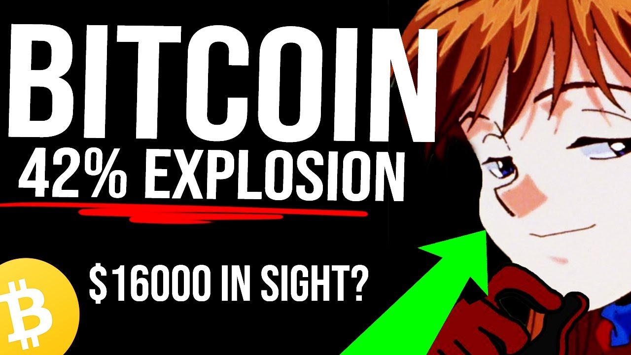 BITCOIN 42% EXPLOSION!! $16000 NEXT?! 😲 China, Bakkt, Libra