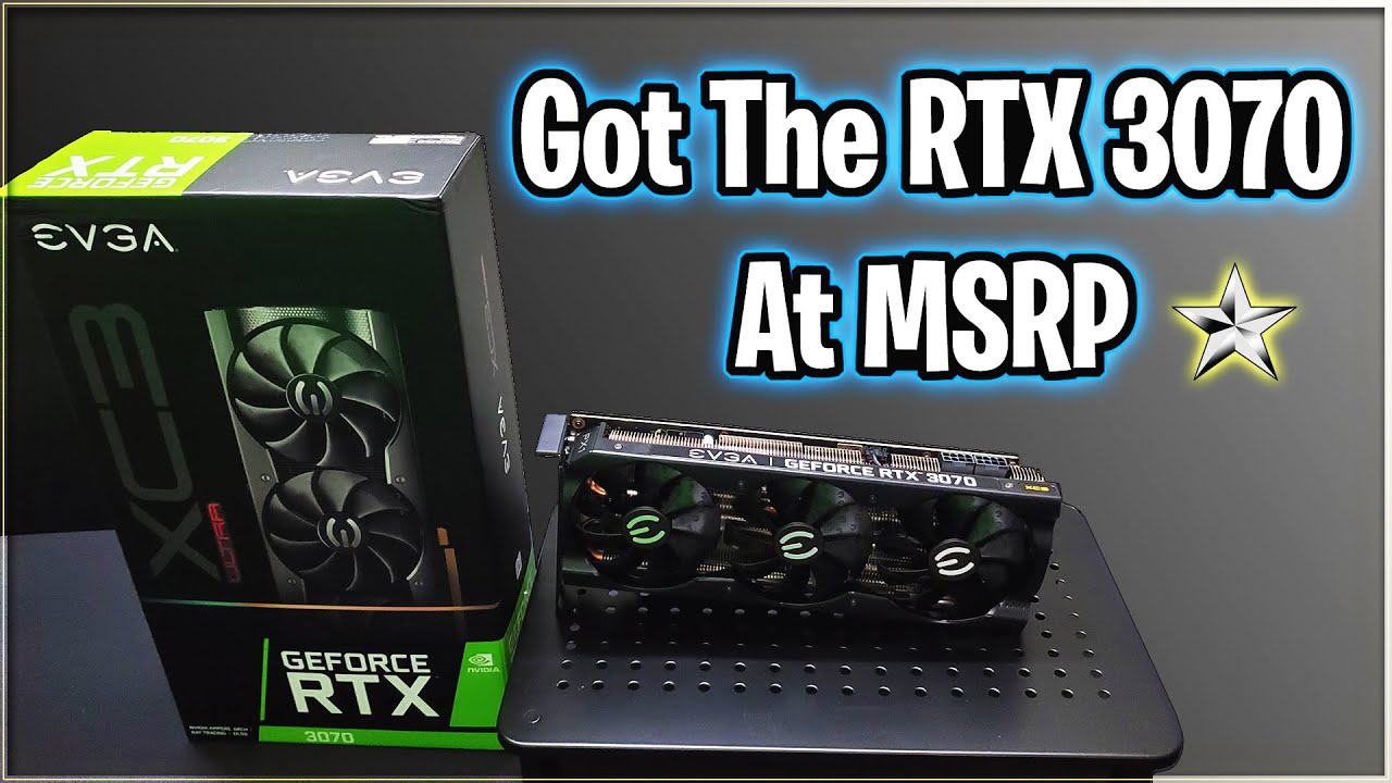 EVGA Notification for GPUs & RTX 3070 Unboxing