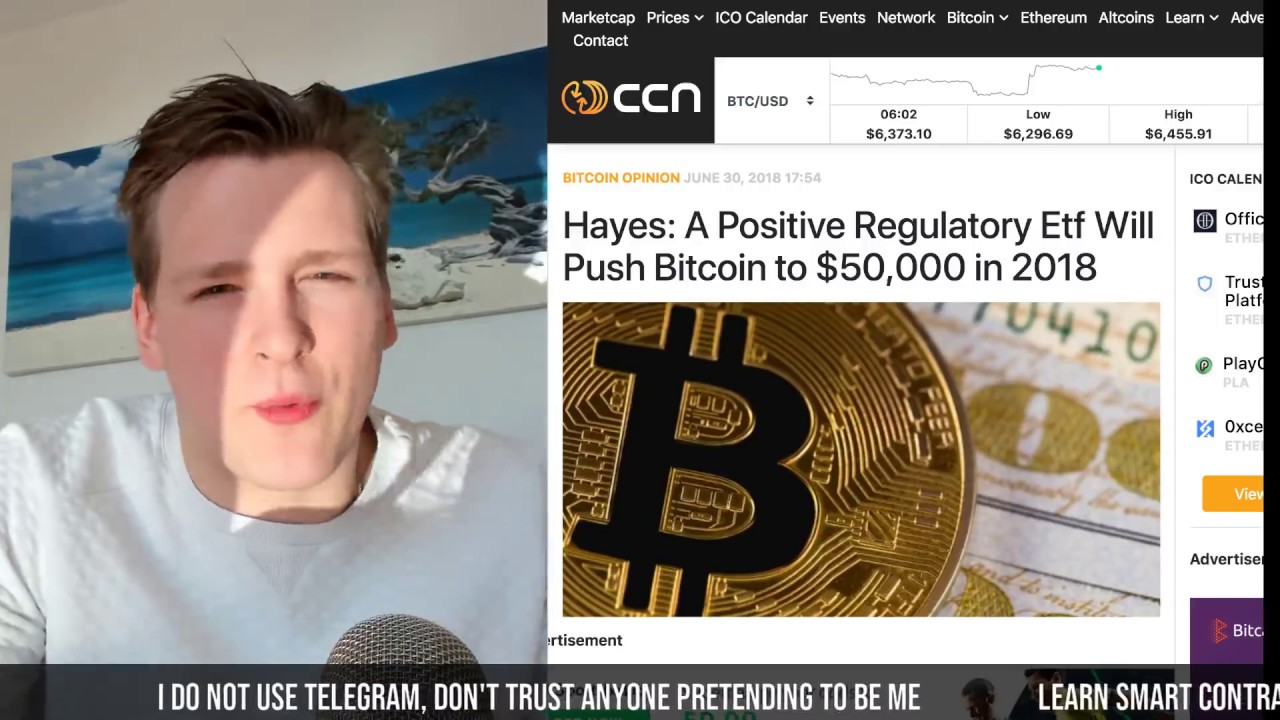 BITCOIN PRICE *$50,000* 2018 – BITMEX CEO