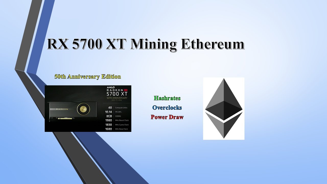 RX 5700 XT – Mining Ethereum | Hashrate | Overclock | Powerdraw
