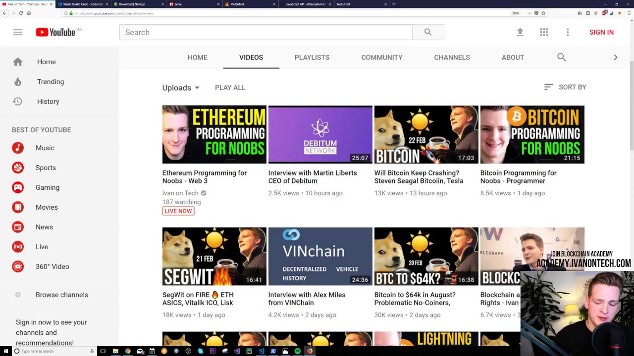 Ethereum Programming for Noobs – Web 3.0
