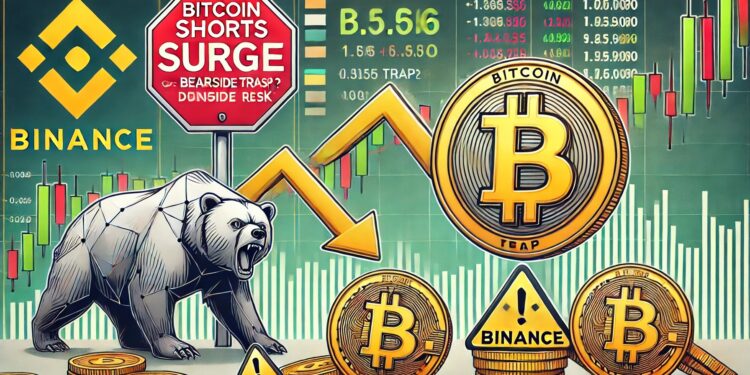 Bitcoin Shorts Surge On Binance – Bear Trap Or Downside Risk?
