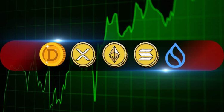 Crypto Price Analysis October-18: ETH, XRP, SOL, DOGE, and SUI