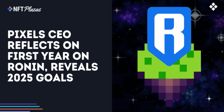 Pixels CEO Reflects on First Year on Ronin, Reveals 2025 Goals