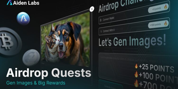 Aiden Labs Airdrop Season 1 – Where Rewards and Creativity Collide With Gen Images