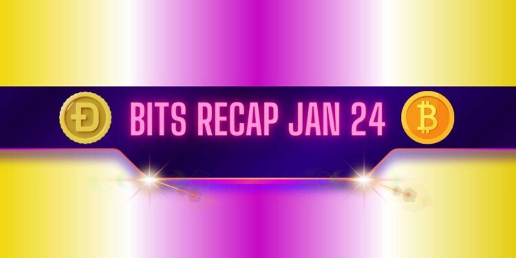 Recent Dogecoin (DOGE) Developments, Bitcoin (BTC) Volatility, and More: Bits Recap Jan 24