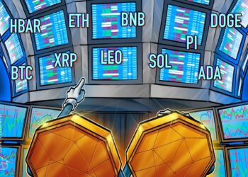 BTC, ETH, XRP, BNB, SOL, ADA, DOGE, PI, LEO, HBAR
