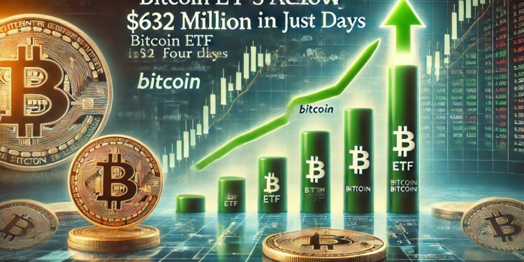 Bitcoin ETFs Attract $632M In Four Days – A Sign Of Growing Demand?
