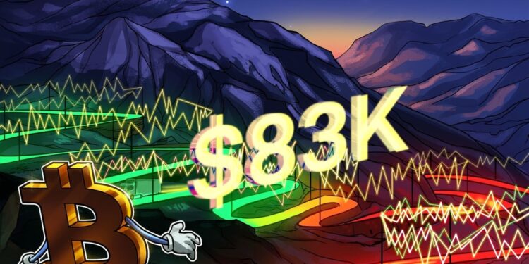 Bitcoin price stabilizes near $83K as investors eye S&P 500 recovery