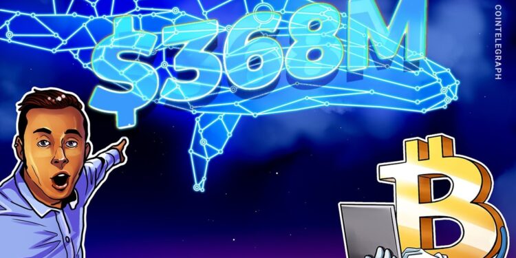 Bitcoin whale bets $368M with 40x leverage on BTC decline ahead of FOMC