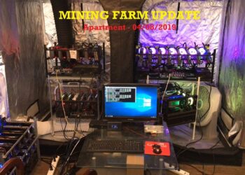 Crypto Mining Farm Update at Apartment – 04/08/19