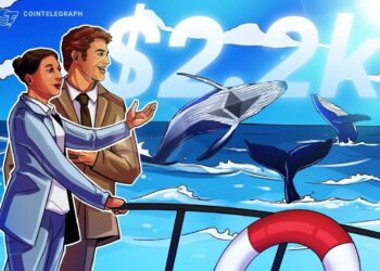 ETH may reclaim $2.2K ‘macro range’ amid growing whale accumulation