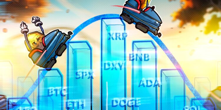 Price analysis 4/7: SPX, DXY, BTC, ETH, XRP, BNB, SOL, DOGE, ADA, LEO