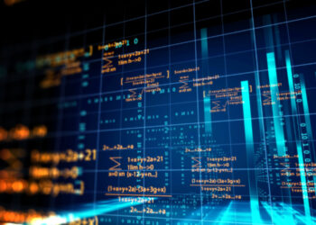 Image of a blockchain coding concept