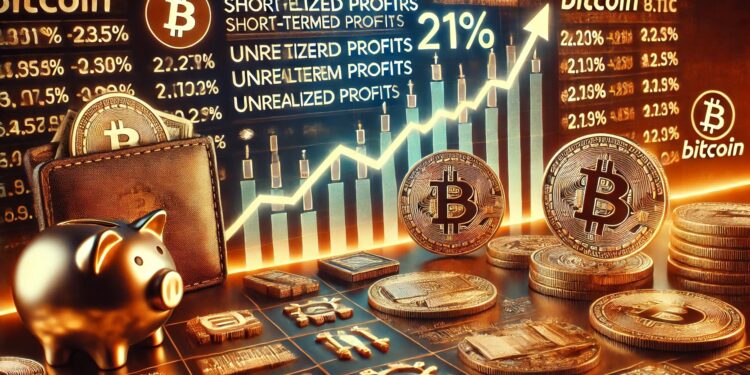 Bitcoin STH Unrealized Profits Reach 21% – Is There Room To Grow?