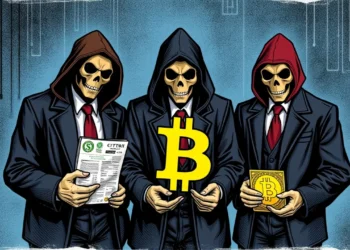 AI generated image of crypto scam artists