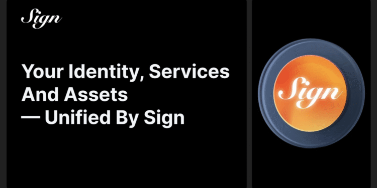 Your Identity, Services, and Assets — Unified by Sign