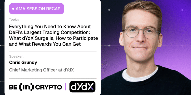 dYdX x BeInCrypto AMA Session