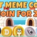 best-meme-coins-2025