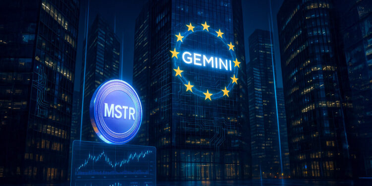 Gemini launches tokenized US stock trading in EU starting with MSTR