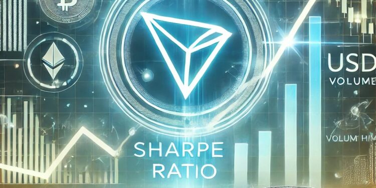 TRON (TRX) Sharpe Ratio Signals ‘Far from Overheating’ as USDT Activity Hits Record High