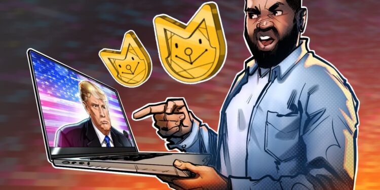 Trumps deny involvement in Trump-branded memecoin wallet