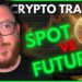 What is the difference between cryptocurrency spot and futures trading?