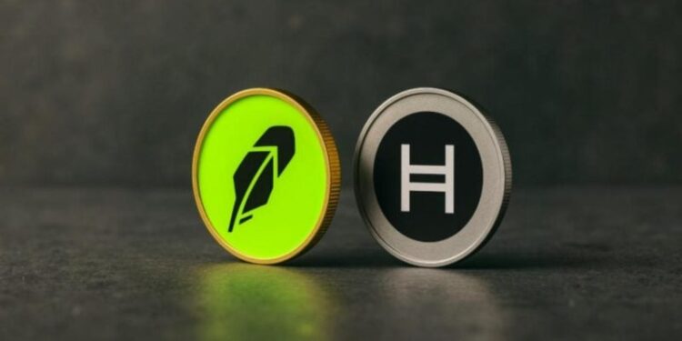 Robinhood US lists Hedera HBAR, extending support for classic coins following XRP, SOL, ADA