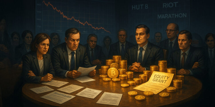 Shareholders push back against high pay for public Bitcoin miner execs after record equity grants