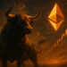 Traders are bullish on ETH as price begins to catch up with the tech
