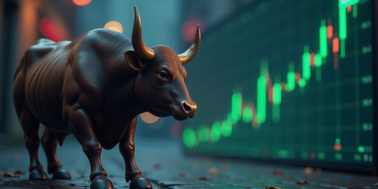 A Strong Bulls and Large Trading Screen