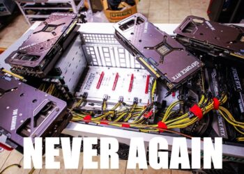 I'm never moving my mining rigs ever again.