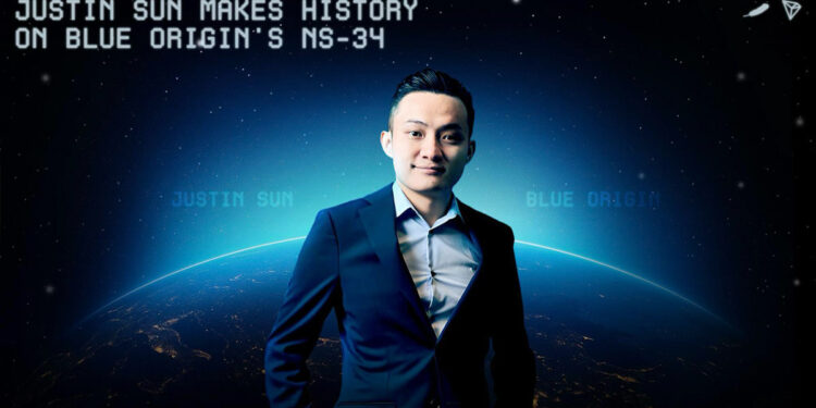 Justin Sun Makes History as Youngest Chinese Commercial Astronaut with Blue Origin’s NS-34 Spaceflight