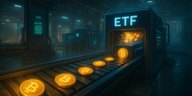Through pullback US Bitcoin ETFs buy 3.6 times daily issuance as inflows streak hits four days