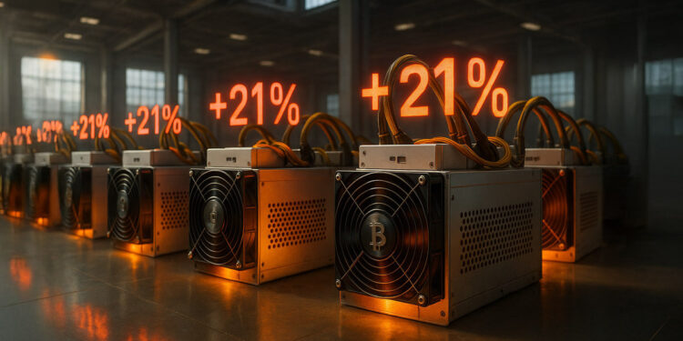 US Bitcoin miners face 21% rig cost surge after Trump’s tariff goes live