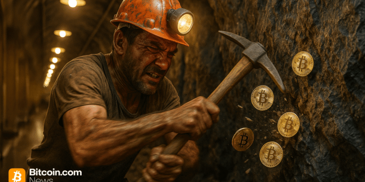 BTC Miners Defy Odds: Network Hashrate Hits 1.091 ZH/s Despite Falling Revenues
