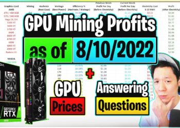 GPU Mining Profits as of 8/10/22 | GPU Prices | Answering Questions