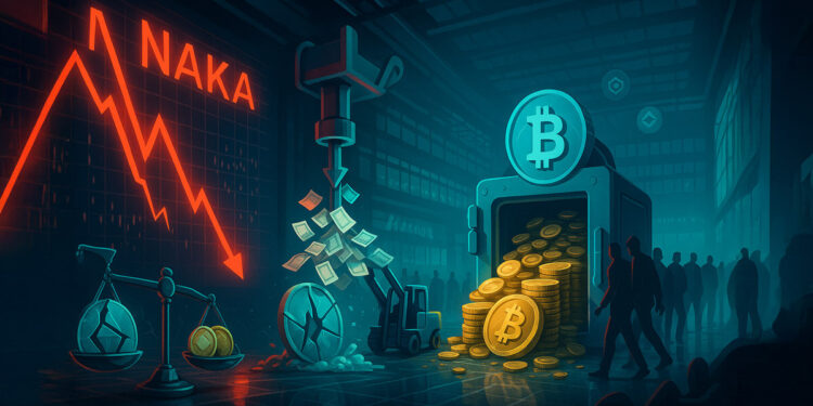 NAKA shares plunge 54% in a day, reinforcing investor exhaustion toward Bitcoin treasury companies
