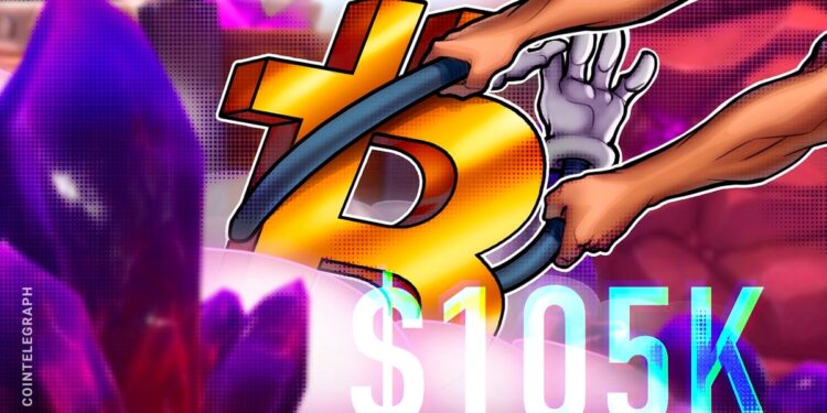 Bitcoin Dips Below $105K But US Banking Stress Eases