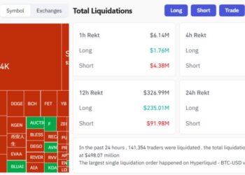 Crypto market sees $371M in long positions liquidated in 24 hours