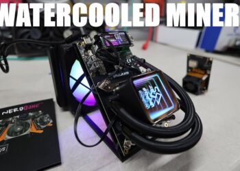 Solo Mining Bitcoin with the NerdQaxe++ HYDRO! – Quiet, Efficient, and RGB