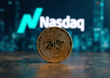ZIGChain And Nasdaq Logo