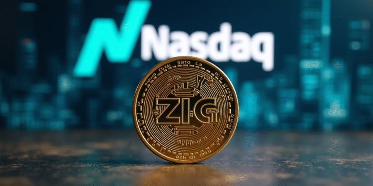ZIGChain And Nasdaq Logo