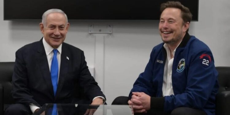 Elon Musk discusses AI development with Israeli Prime Minister Netanyahu