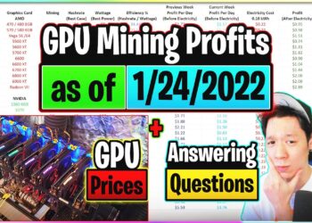GPU Mining Profits as of 1/24/22 | GPU Prices | Answering Questions