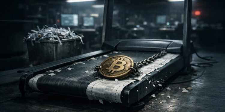 BTC’s liquidation treadmill is back and futures still run the tape