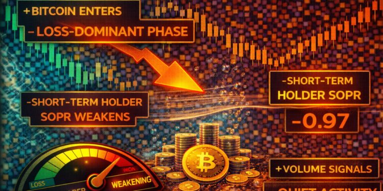 Bitcoin Enters Loss-Dominant Phase: Short-Term Holder SOPR Weakens