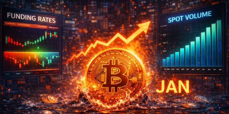 Bitcoin Recovers In January: Funding Divergence Points To A Spot-Driven Market