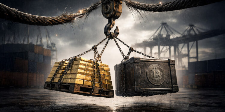 Bitcoin is bleeding against gold’s record breakout but a "power law" slip hints at a $324k price snapback